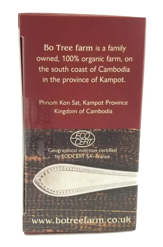 Vista 3 de Bo Tree Farms - Pimienta Kampot orgánica, granos de pimienta roja