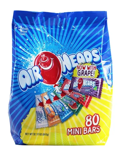 Vista 16 de Airheads Barras de caramelo de tamaño completo, cereza, caja de 36