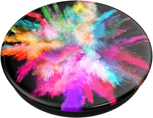 Vista 3 de PopSockets: Agarre para teléfono con soporte expandible, Pop Socket para teléfono - Color Burst Gloss