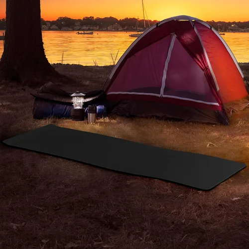 Vista 5 de Foam Sleeping Pad - Lightweight Mat for Camping, Cots, Tents, Backpacking, and Yoga - Non-Slip and Waterproof with Handle by Wakeman