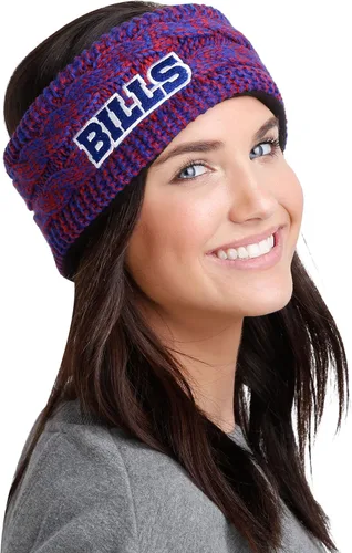 Vista 48 de FOCO Diadema de moda para mujer con logotipo de equipo de la NFL Gradiente impreso.