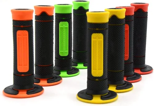 Vista 3 de COPART - Agarres de mano de 7/8 pulgadas para motocicleta, ATV, Dirt Pit Bike Motocross, agarre para manillar Kawasaki KX65 KX85 KX125 KX250 KX250F