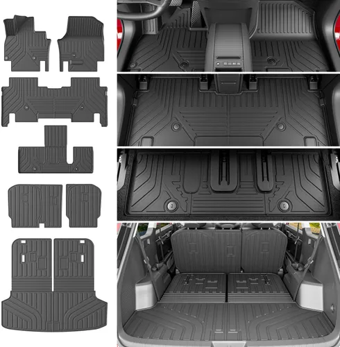 Vista 9 de powoq - Alfombrilla de suelo de 6 asientos compatible con Jeep Grand