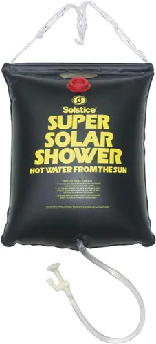 Vista 11 de SWIMLINE HYDROTOOLS - Ducha solar de lluvia Niagara de 7 pies para exteriores con tanque de 10 galones y lavado de pies