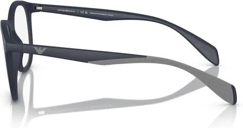 Vista 4 de Emporio Armani Men's EA4211 Prescription Eyewear Frames with Two Interchangeable Sun Clip-Ons Round