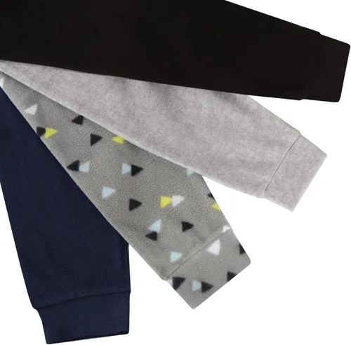 Vista 4 de Pantalones deportivos para niños, 4 piezas, pantalones casuales de microforro polar 2-Triangle