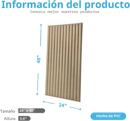 Vista 3 de Art3d 2x4 pies de baldosas de techo suspendido en nogal, diseño semi-cilíndrico de 12 hojas, paneles de pared 3D para decoración interior de pared