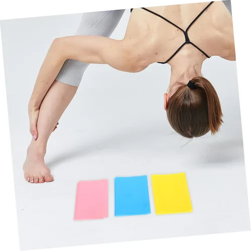 Vista 9 de KOMBIUDA 3pcs Fitness Resistance Bands Elastic Exercise Stretch Bands for Legs Arms Back Training Lightweight Pilates Yoga Workout Pull Up