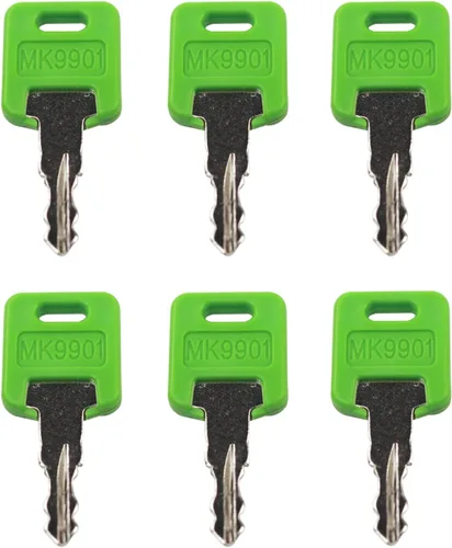 Vista 3 de Llave RV MK9901 6601 compatible con llave verde para autocaravana, código FIC 9901 6601 (paquete de 6)