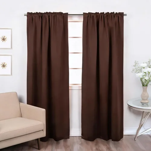 Vista 56 de Best Home Fashion Paneles de cortinas opacas de alta calidad, con aislamiento térmico sólido, cortinas opacas para tratamiento de ventanas