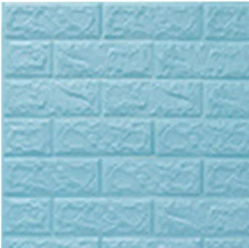 Vista 5 de Adhesivos de pared de ladrillo 3D, papel tapiz 3D para pegar y despegar, paneles de ladrillos de imitación de espuma autoadhesiva, impermeables