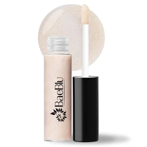 Vista 19 de BaeBlu Brillo de labios vegano orgánico, ingredientes hidratantes no tóxicos 100% naturales, ¿vino no?