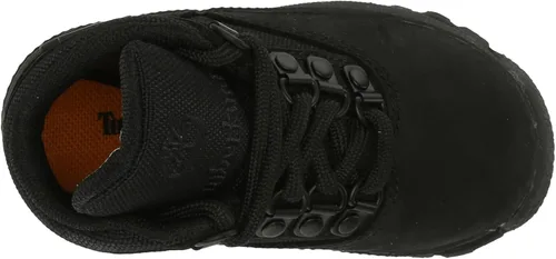 Vista 5 de Timberland Botas de senderismo Euro Hiker Mid con cordones para niño Negro (black Nubuck)