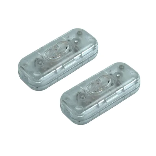 Vista 10 de Interruptor de cable en línea de encendido/apagado con indicador LED rojo, blanco