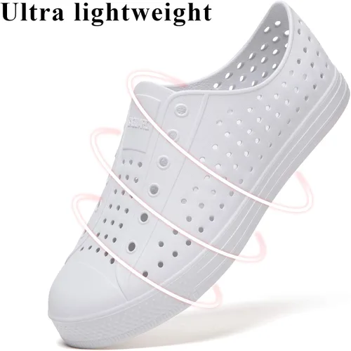 Vista 2 de SAGUARO Zapatos de agua transpirables para hombres y mujeres y niños, sandalias para playa, ligeras, de fácil postura, zuecos de jardín.