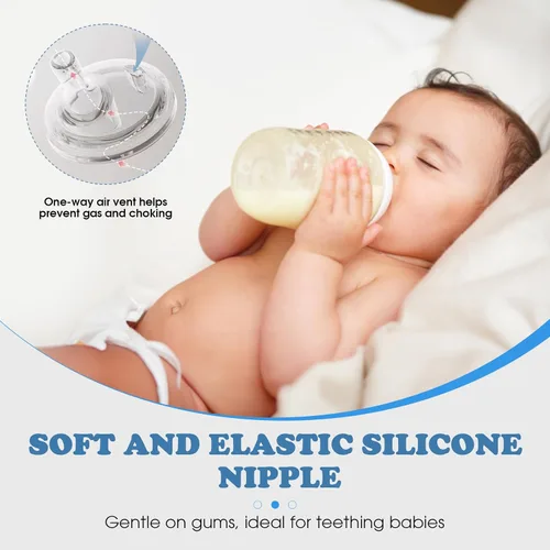 Vista 4 de Kit de conversión de vasos con boquilla para biberones anticólicos Philips Avent, tapa suave y bola pesada de transición con asas convertidor