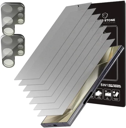 Vista 10 de [5+2] 5 protectores de pantalla de película de TPU antirreflejos (mate) + 2 protectores de lente compatibles con RevVL 6 x 5G 2023 protector