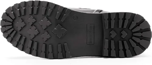 Vista 8 de Bruno Marc - Botas para hombre de combate estilo Oxford para motocicleta