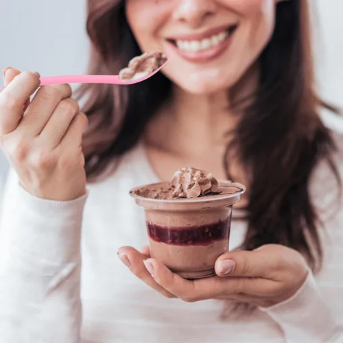 Vista 6 de 400 cucharas de postre desechables para degustación, mini cucharas de plástico para muestras de helado para tazas de postre en miniatura, muestreo