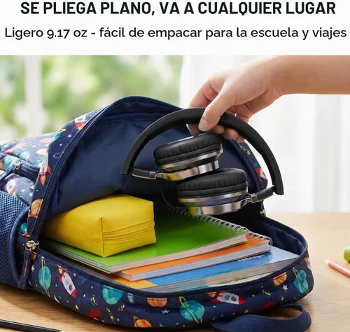 Vista 6 de Artix CL750 audífonos plegables con aislamiento de sonido, supraaurales, con cable, con micrófono y control de volumen, audífonos estéreo