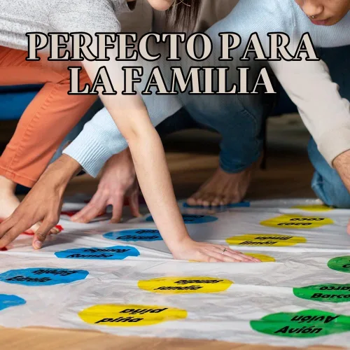 Vista 4 de 1step2dream Spanish Twister Sight Word Learning Game for Kids,Teens Juego de mesa familiar Actividades de aprendizaje preescolar