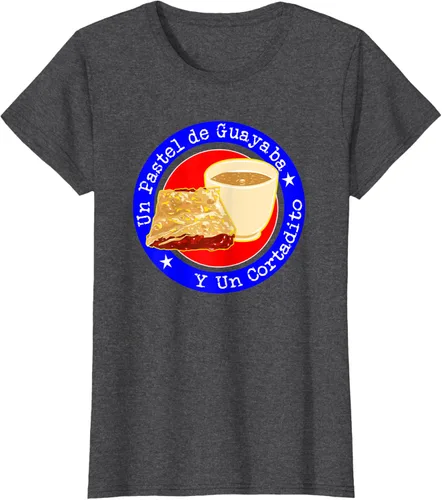 Vista 5 de Divertido desayuno cubano café guayaba guayaba café camiseta Negro