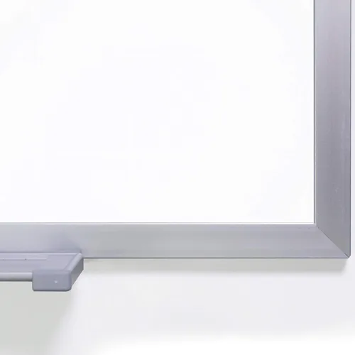 Vista 3 de Ghent Pizarra magnética de porcelana con marco de aluminio, 2'H x 3' W