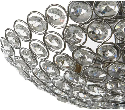 Vista 8 de Home Decorators Barclay - Soporte empotrado de 2 luces cromado y cristal