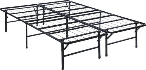 Vista 10 de Coaster Home Furnishings Mabel 305957T - Marco de cama de metal plegable de acero resistente de 14 pulgadas de alto, tamaño individual, color negro
