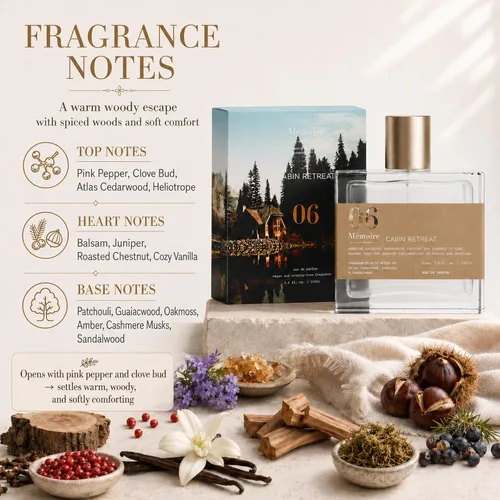 Vista 3 de Cabin Retreat 3.4 fl oz. Eau De Parfum por Memoire Archives