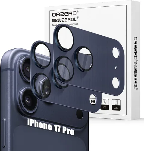 Vista 28 de Orzero Paquete de 2 protectores de lente de cámara compatibles con Google Pixel 9 Pro XL, protector de cámara de metal y vidrio de alta calidad
