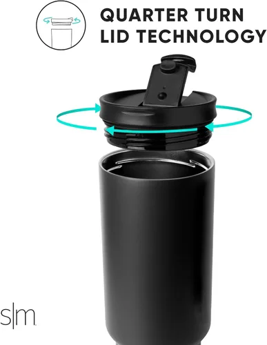Vista 3 de Simple Modern - Vaso de 30 oz con tapa abatible y tapa con pajita