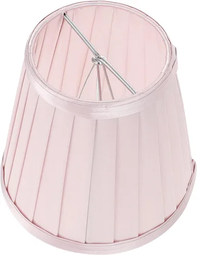 Vista 11 de Beaupretty Pantalla de lámpara pequeña para lámparas de mesa y luz de pie con clip de repuesto para pantalla de tela, cubierta de luz, color beige