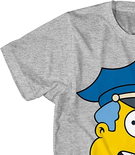Vista 5 de The Simpsons Camisa Homer para hombre - Homer, Moe Szyslak, Chief Wiggum, Ned Flanders, Bart, Lisa Big Face Costume Camiseta de cosplay