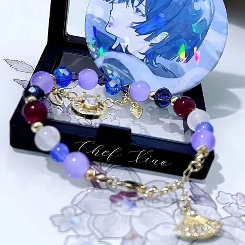 Vista 4 de Anime Game Cosplay Props Bracelet for Genshin Impact