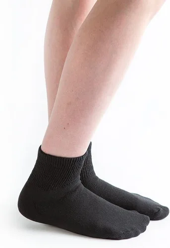 Vista 7 de Doc Ortho Calcetines de algodón para diabéticos de ajuste holgado para hombres y mujeres, 12 pares, 1/4 de tripulación
