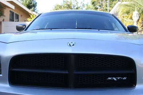 Vista 5 de 24Designs Compatible Sxt6 Stick on Emblem Negro Plata Reemplazo para Vehículos Dodge Y