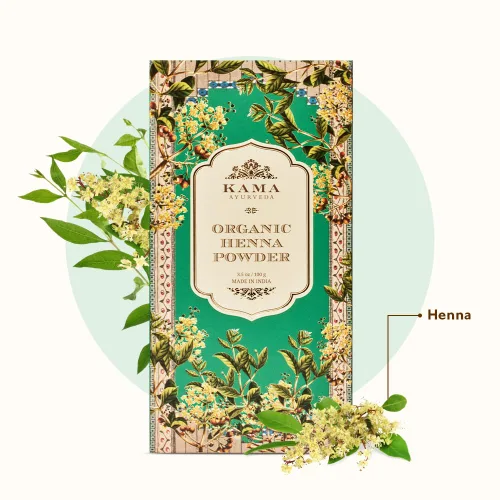 Vista 3 de Kama Ayurveda Henna en polvo 100% orgánico, 3.53 oz
