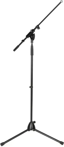 Vista 7 de K&M König & Meyer 25977.500.55 - Soporte de micrófono - Brazo telescópico ajustable de 2 piezas - Altura de bajo nivel más corta con base de pierna