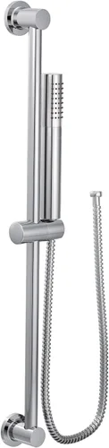 Vista 11 de Moen 3887EPBG - Ducha de mano moderna de rendimiento ecológico con barra deslizante de 30 pulgadas y manguera de metal de 69 pulgadas, color dorado