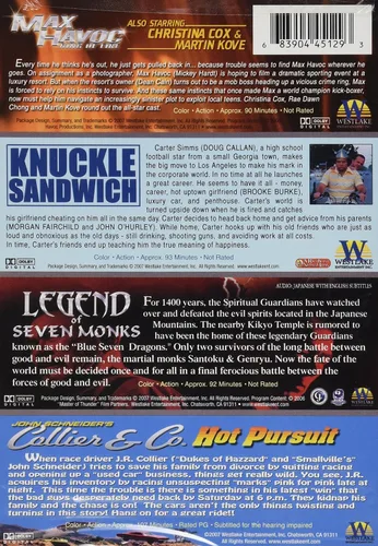 Vista 2 de Max Havoc Ring of Fire Knuckle Sandwich Legend of Seven Monks Collier & Co Hot Pursuit (4-Movie Pack Feature)