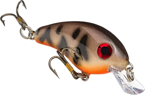 Vista 14 de Strike King Señuelo de pesca Bitsy Pond Minnow Crankbait, 3/32 oz, irresistible para los peces Chartreuse con espalda negra