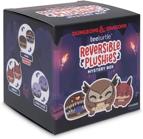 Vista 17 de TeeTurtle Godzilla - Caja ciega reversible de peluche de 3 pulgadas, lindo animal de peluche suave Kawaii
