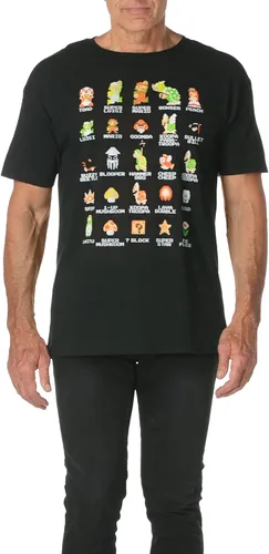 Vista 3 de Nintendo playera con personajes de Nintendo para hombre