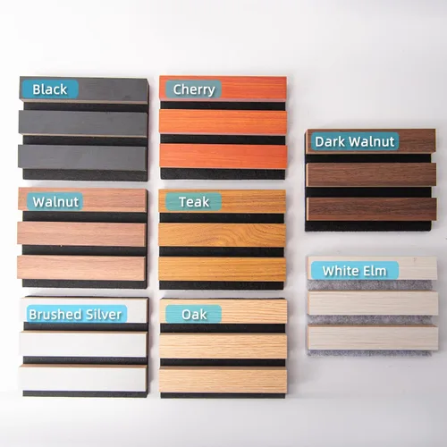 Vista 16 de Art3d Paquete de 2 paneles acústicos de listones de madera de 104" x 15.75" para pared y techo, paneles modernos estriados de absorción de sonido