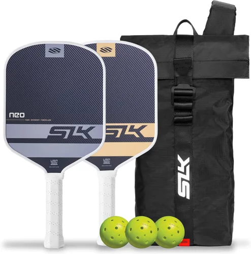 Vista 16 de Selkirk Sport SLK - Juego de raquetas de pádel de 2 Diseñadas en los Estados Unidos Elija el juego SLK Neo de grafito, el juego SLK Neo de fibra