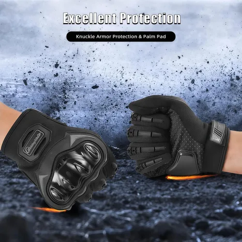 Vista 4 de Guantes de motocicleta para hombre y mujer con pantalla táctil Guantes Para Motocicleta Hombre para deportes de motor BMX ATV MTB Motocross Guantes