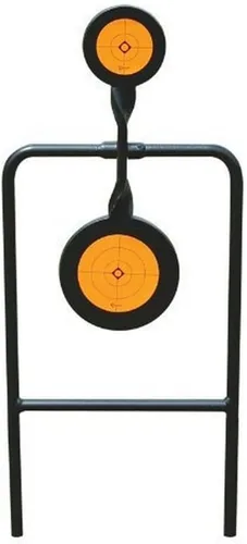 Vista 8 de Caldwell Rimfire Resetting and Swinging Target Kits with Steel Frame, for Shooting Practice, Outdoors
