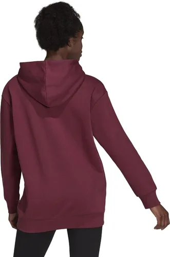 Vista 3 de adidas Sudaderas con capucha de forro polar extragrande Essentials para mujer