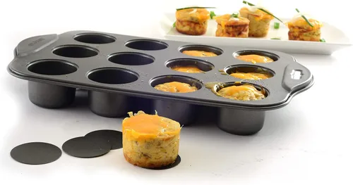 Vista 3 de Norpro Mini bandeja para pastel de queso, 13" x 8.25", antiadherente